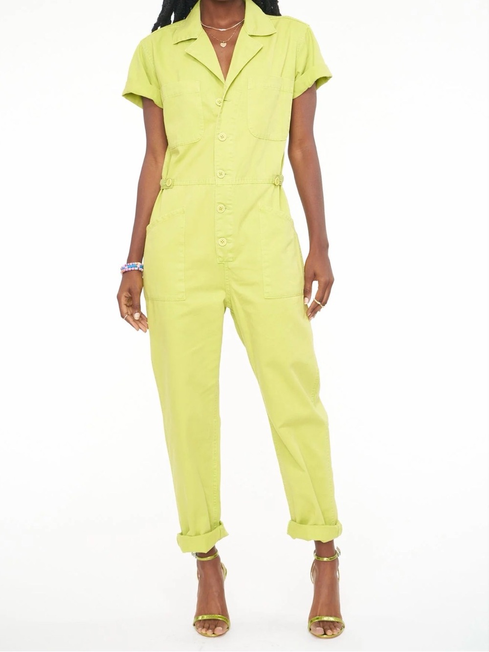 PISTOLA Grover Jumpsuit in Green XS